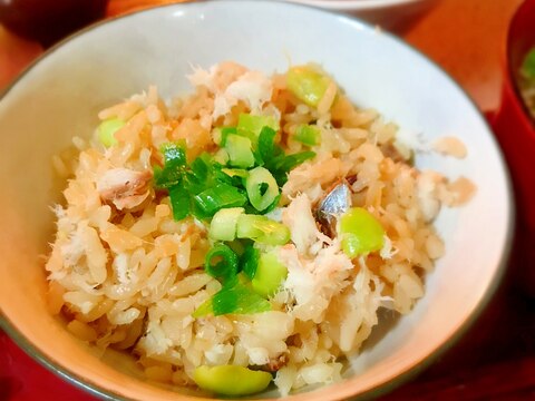 香りよし！味よし！アジの炊き込みご飯